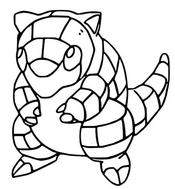 Detail Gambar Mewarnai Pokemon Nomer 21