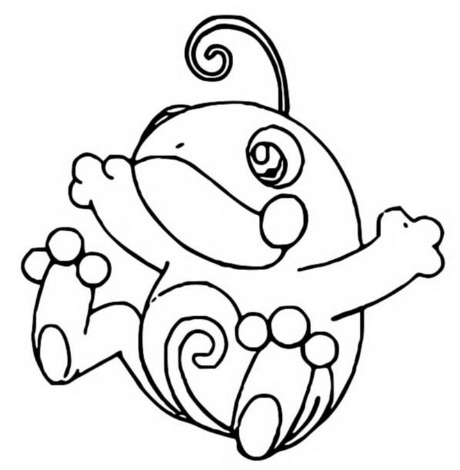Detail Gambar Mewarnai Pokemon Nomer 30