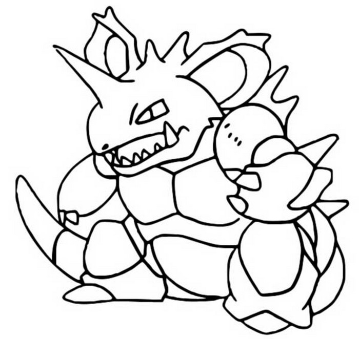 Detail Gambar Mewarnai Pokemon Nomer 7