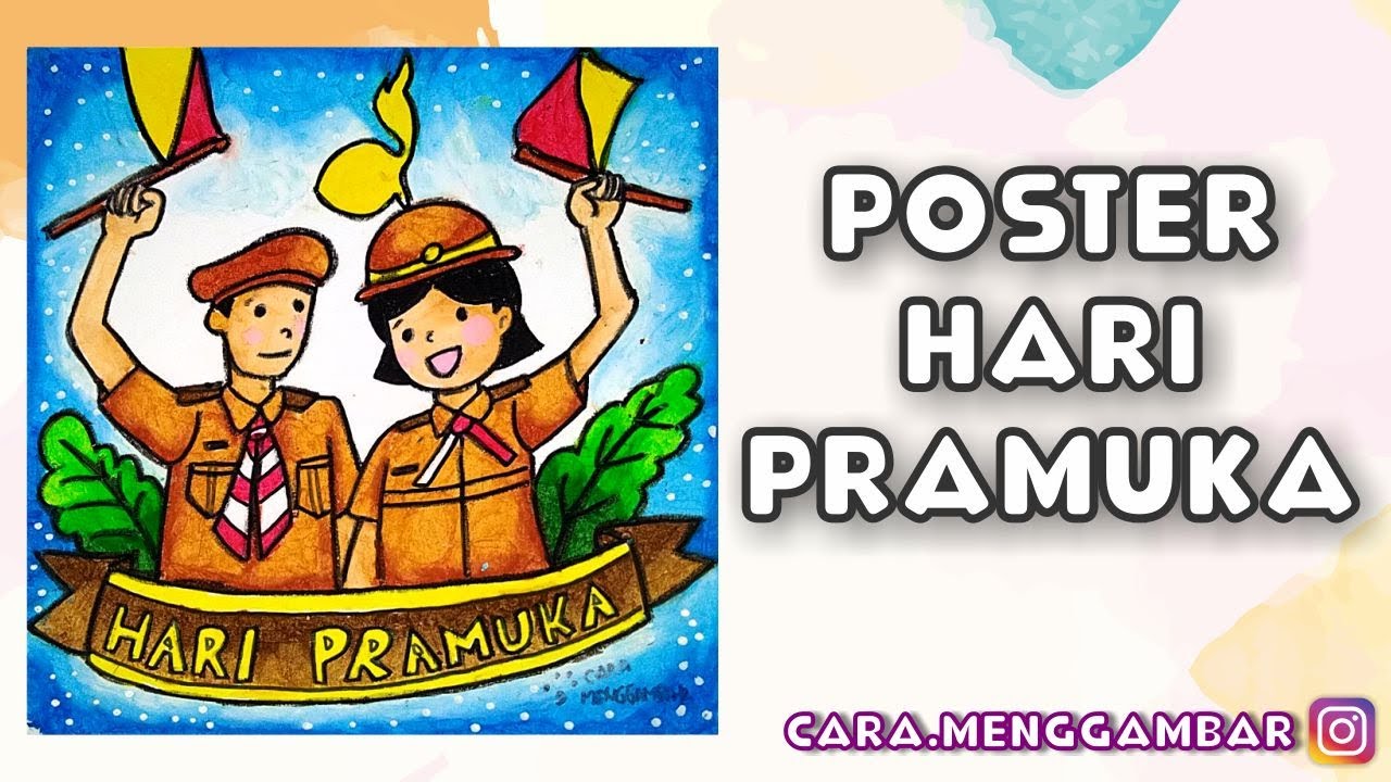 Detail Gambar Mewarnai Pramuka Nomer 16