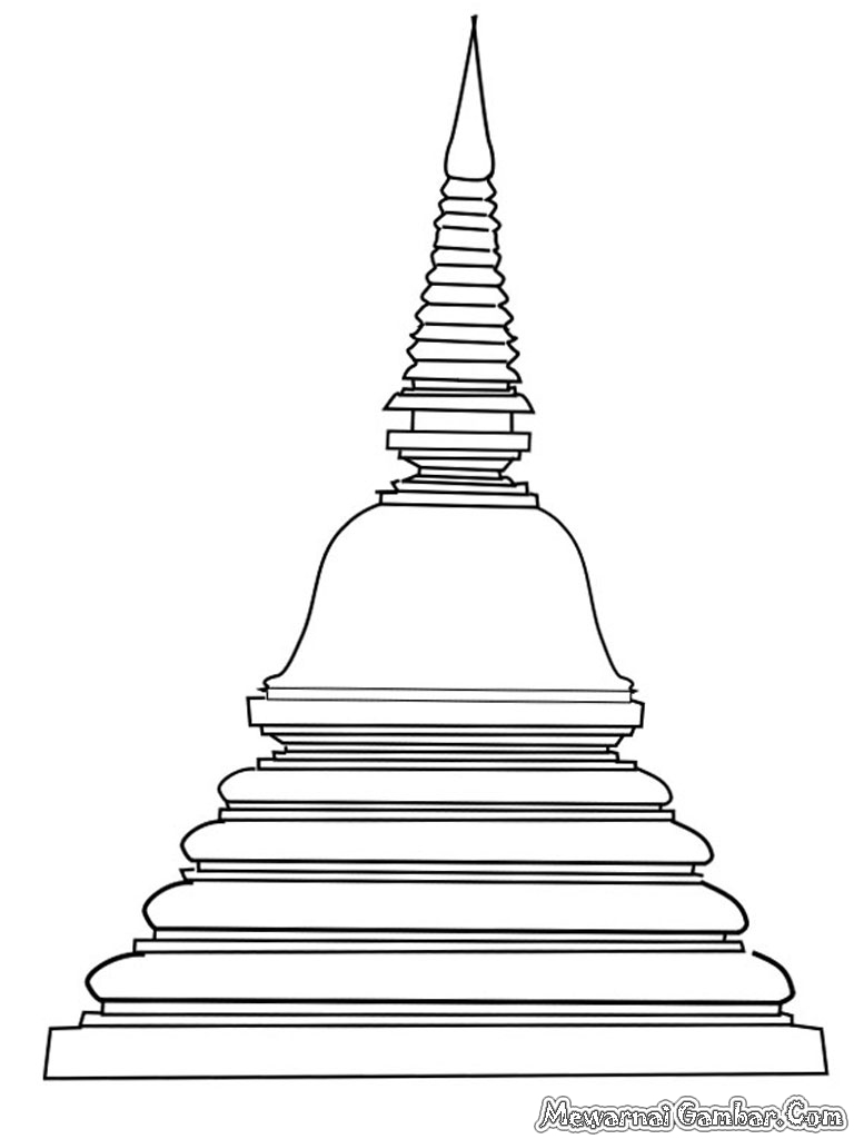 Gambar Mewarnai Pura - 57+ Koleksi Gambar