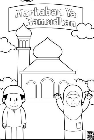 Detail Gambar Mewarnai Ramadhan Nomer 2