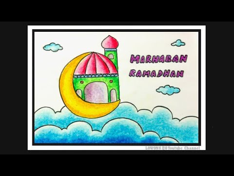 Detail Gambar Mewarnai Ramadhan Nomer 29