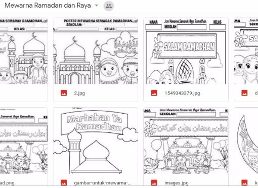 Detail Gambar Mewarnai Ramadhan Ceria Nomer 38