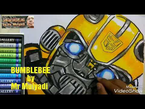 Detail Gambar Mewarnai Robot Bumblebee Nomer 34