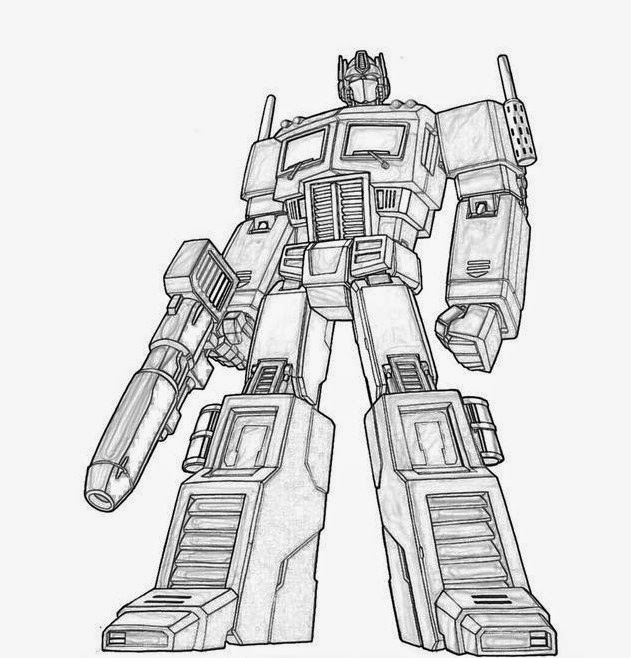 Detail Gambar Mewarnai Robot Bumblebee Nomer 40