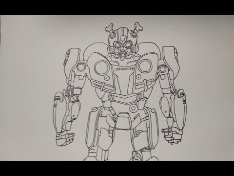 Detail Gambar Mewarnai Robot Bumblebee Nomer 42