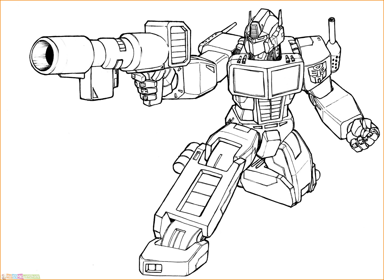 Detail Gambar Mewarnai Robot Tobot Nomer 10