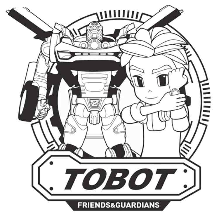 Detail Gambar Mewarnai Robot Tobot Nomer 12