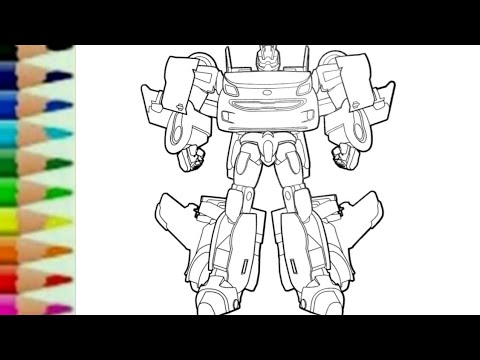 Detail Gambar Mewarnai Robot Tobot Nomer 2