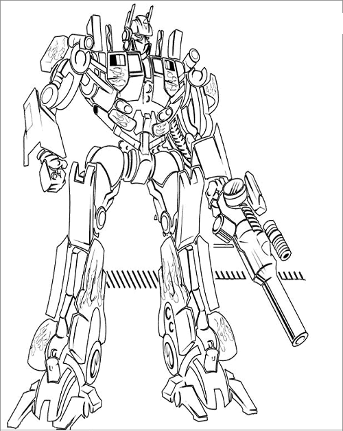 Detail Gambar Mewarnai Robot Tobot Nomer 21
