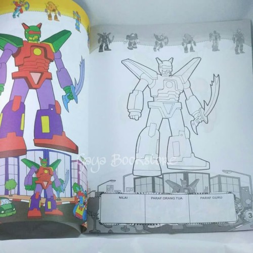 Detail Gambar Mewarnai Robot Tobot Nomer 23