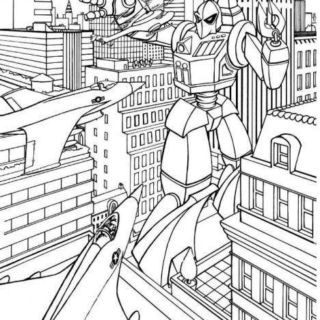 Detail Gambar Mewarnai Robot Tobot Nomer 32