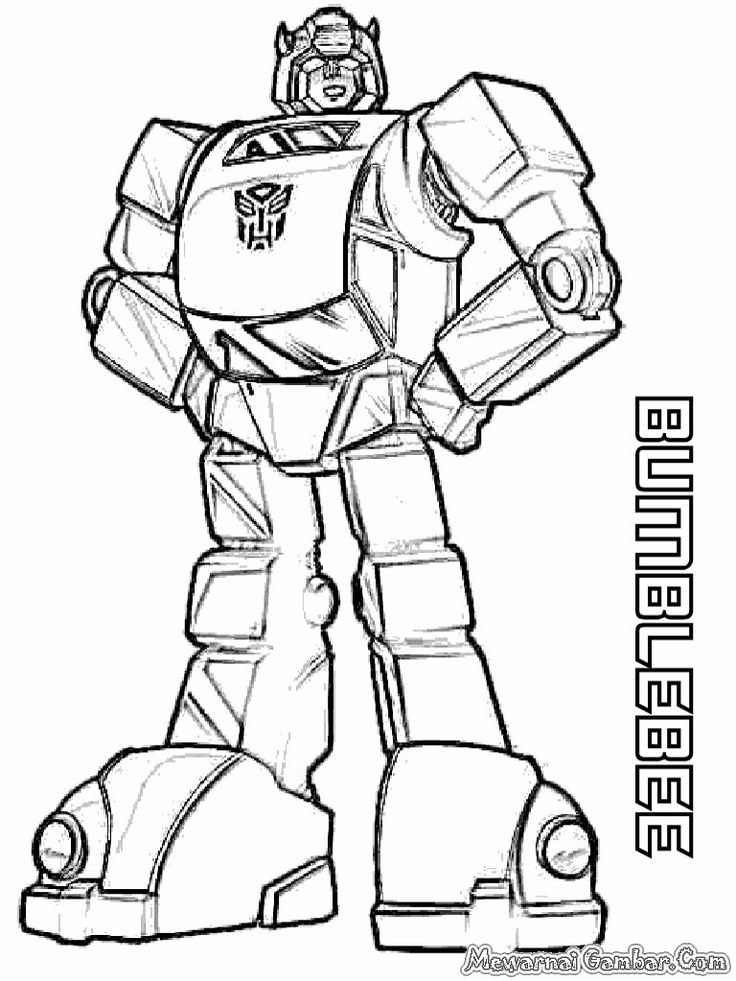 Detail Gambar Mewarnai Robot Tobot Nomer 4