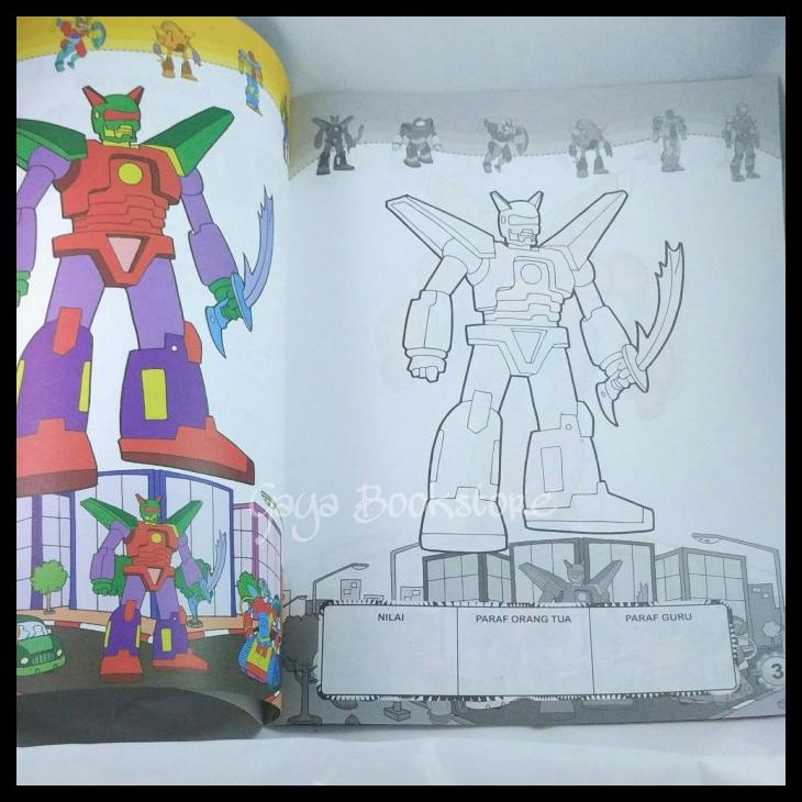 Detail Gambar Mewarnai Robot Tobot Nomer 47