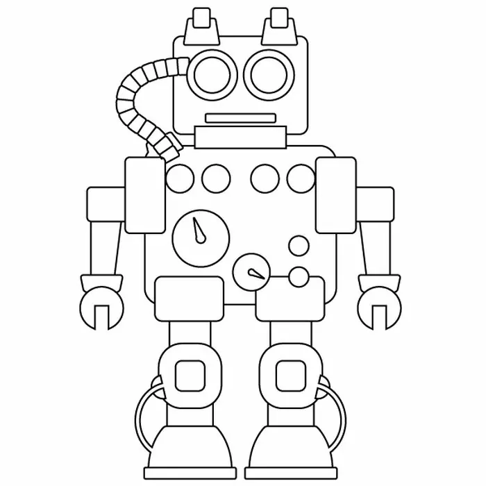 Detail Gambar Mewarnai Robot Transformer Nomer 45