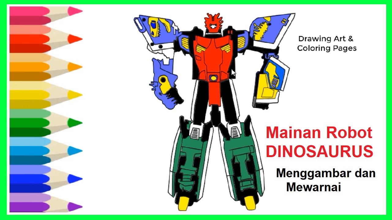 Detail Gambar Mewarnai Robot Transformer Nomer 46