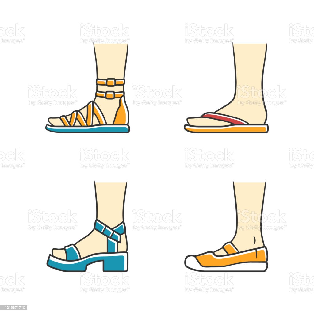 Detail Gambar Mewarnai Sandal Nomer 47