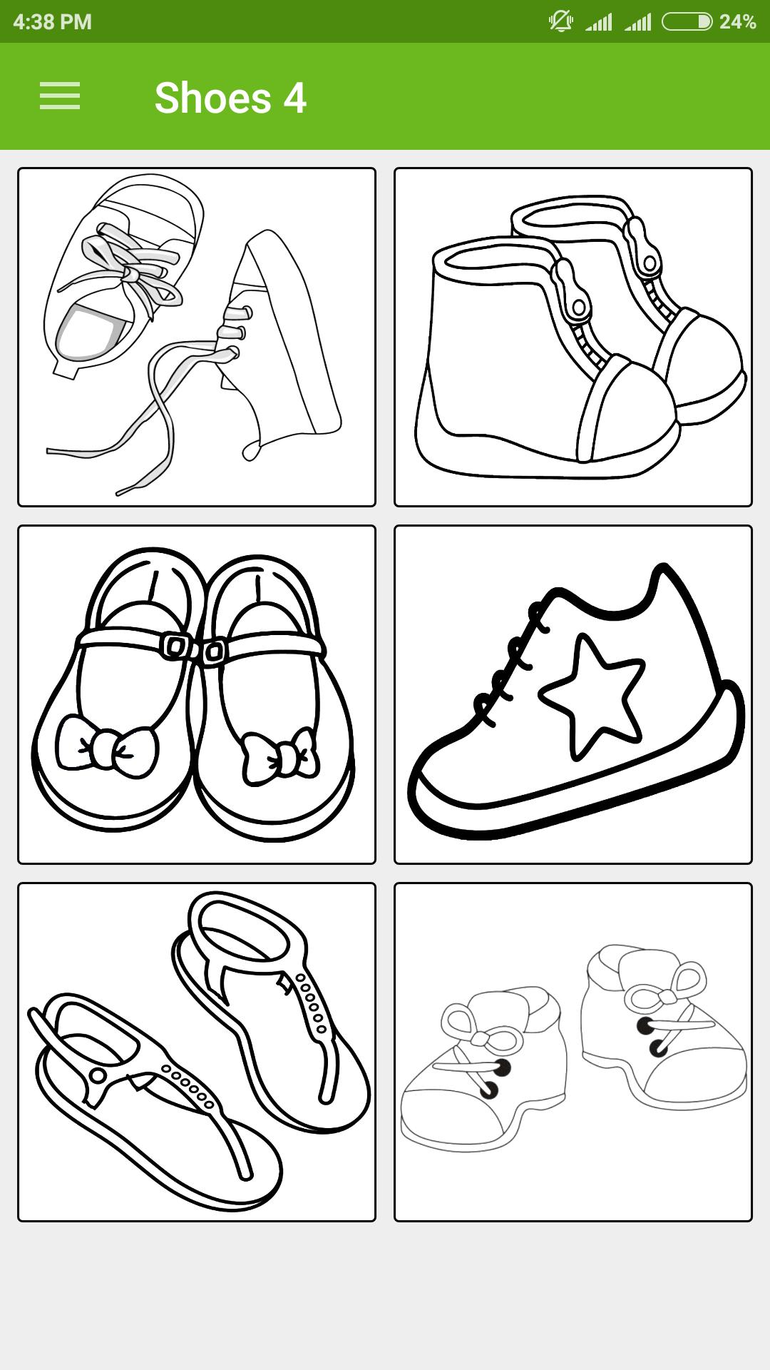 Detail Gambar Mewarnai Sandal Gambar Mewarnai Sepatu Nomer 13