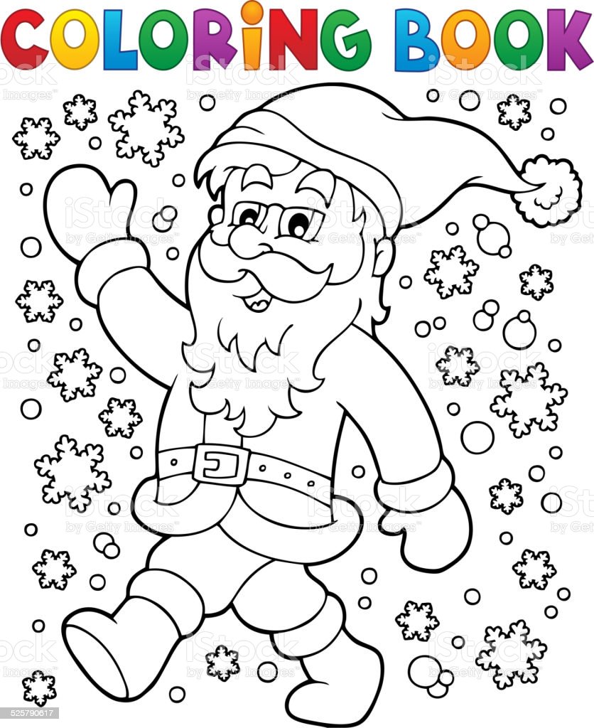 Detail Gambar Mewarnai Santa Claus Nomer 9