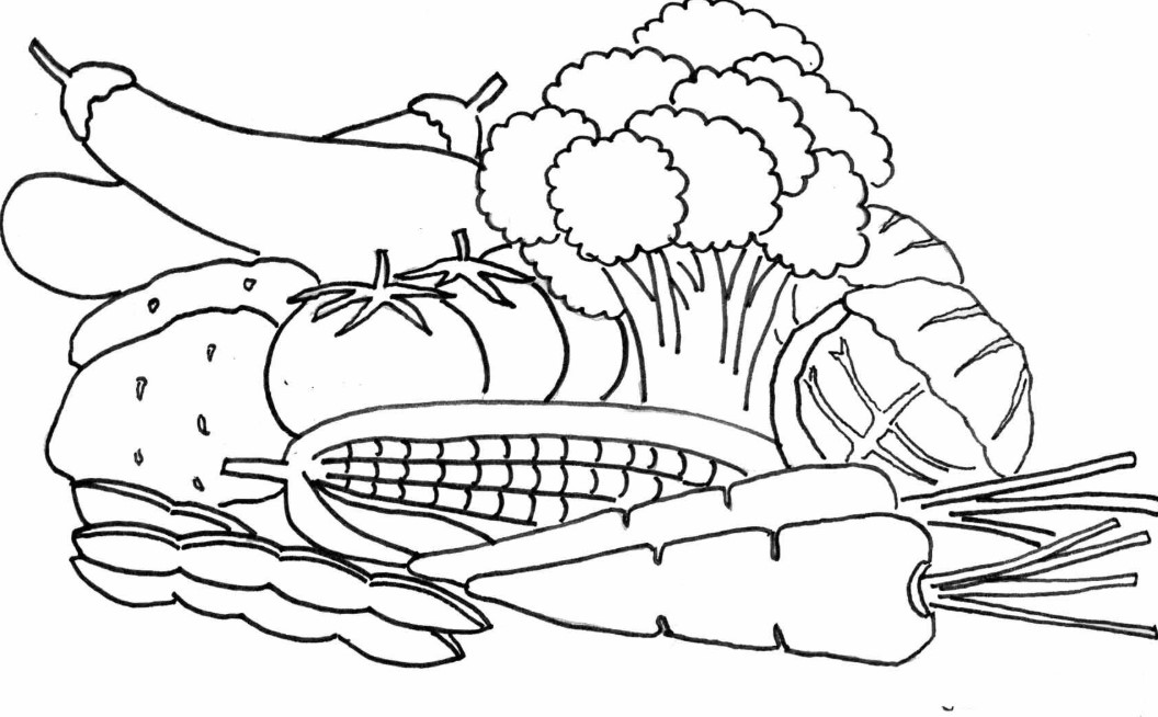 Detail Gambar Mewarnai Sayur Mayur Gambar Mewarnai Pemandangan Koleksi ...