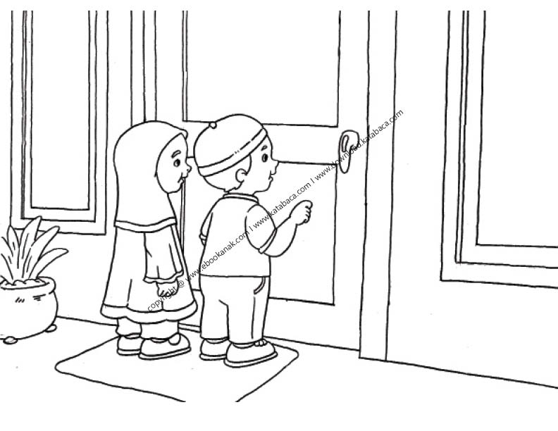 Detail Gambar Mewarnai Seorang Anak Sedang Berdoa Nomer 12