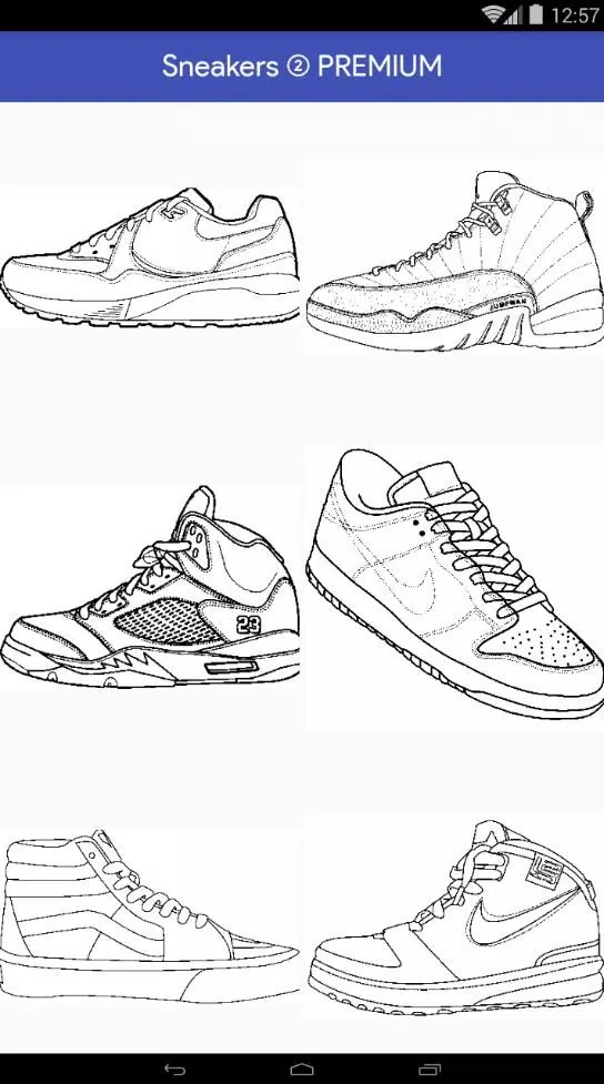 Detail Gambar Mewarnai Sepatu Nomer 40