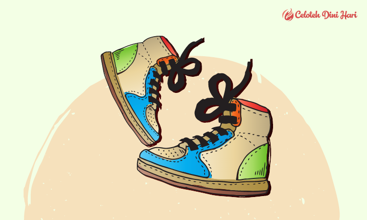 Detail Gambar Mewarnai Sepatu Nomer 43