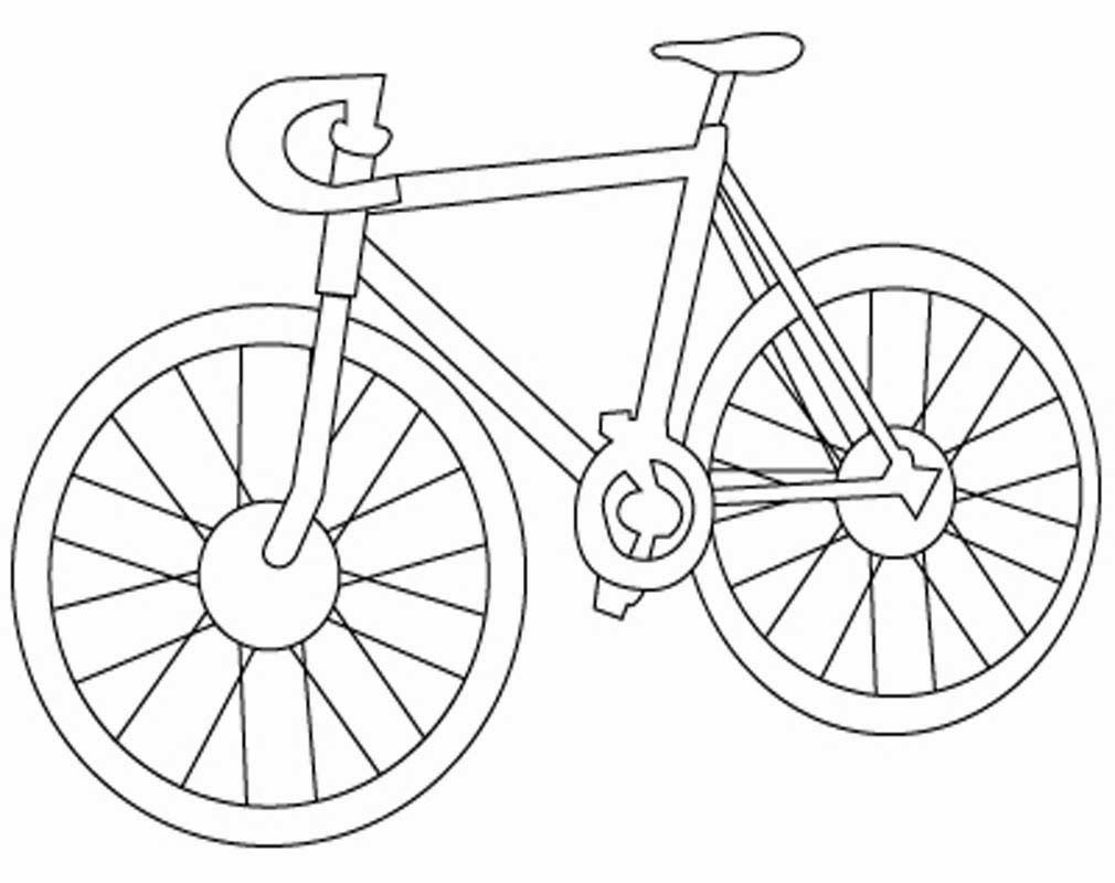 Detail Gambar Mewarnai Sepeda Nomer 22