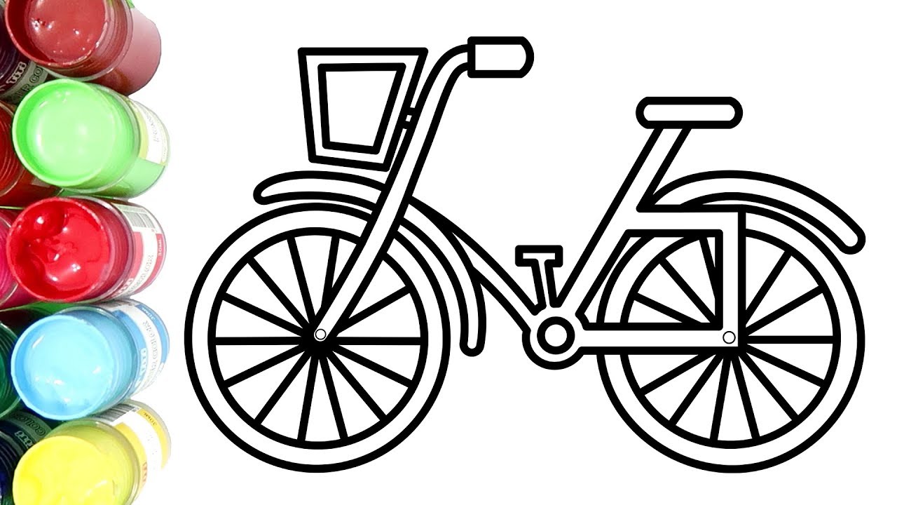 Detail Gambar Mewarnai Sepeda Nomer 27