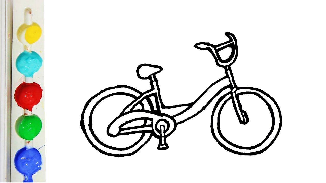 Detail Gambar Mewarnai Sepeda Nomer 56