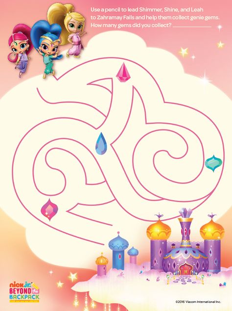 Detail Gambar Mewarnai Shimmer And Shine Nomer 37