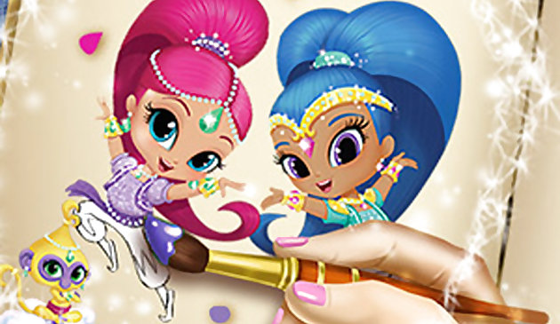 Detail Gambar Mewarnai Shimmer And Shine Nomer 46