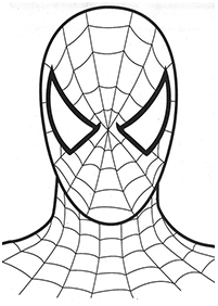 Detail Gambar Mewarnai Spiderman Nomer 29