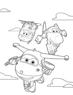 Detail Gambar Mewarnai Super Wings Nomer 47