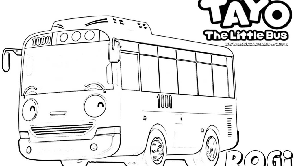 Detail Gambar Mewarnai Tayo Spongebob Nomer 15