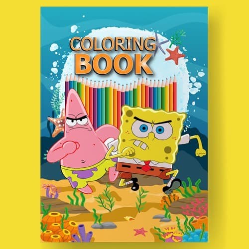 Detail Gambar Mewarnai Tayo Spongebob Nomer 33