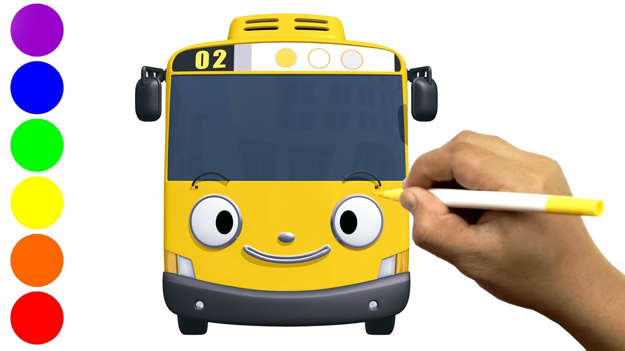 Detail Gambar Mewarnai Tayo Spongebob Nomer 34