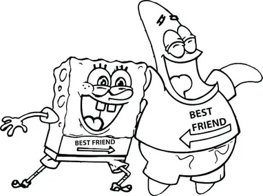 Detail Gambar Mewarnai Tayo Spongebob Nomer 48