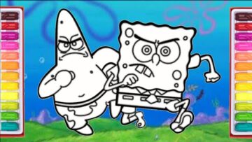 Detail Gambar Mewarnai Tayo Spongebob Nomer 52