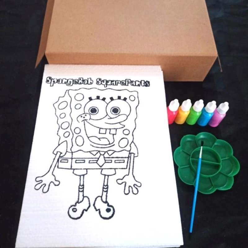 Detail Gambar Mewarnai Tayo Spongebob Nomer 53