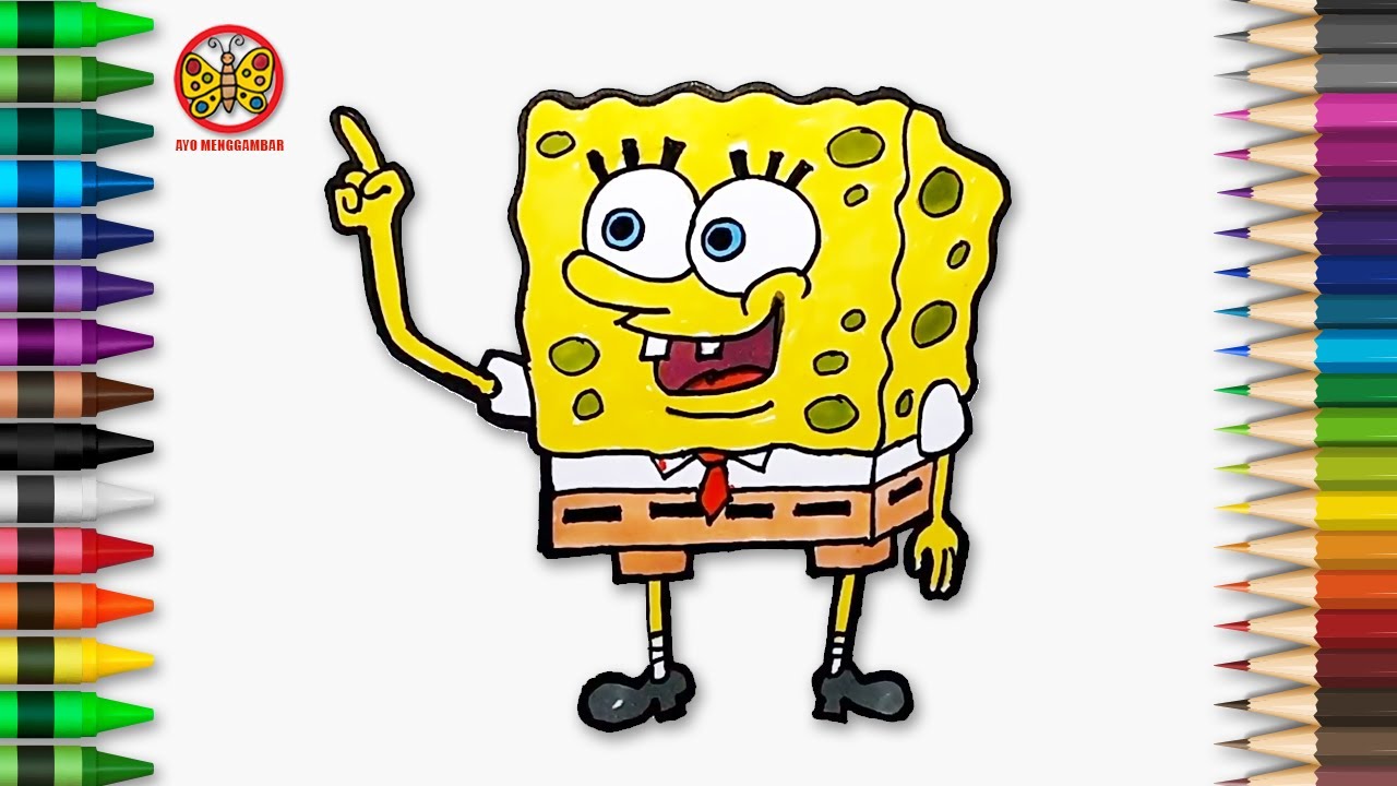 Detail Gambar Mewarnai Tayo Spongebob Nomer 56