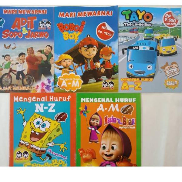 Detail Gambar Mewarnai Tayo Spongebob Nomer 8