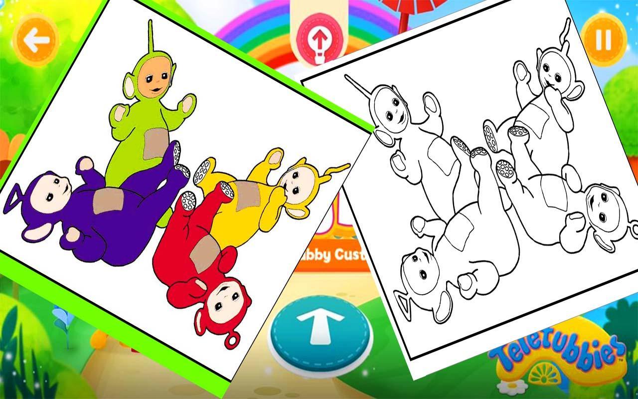 Detail Gambar Mewarnai Teletubbies Nomer 42