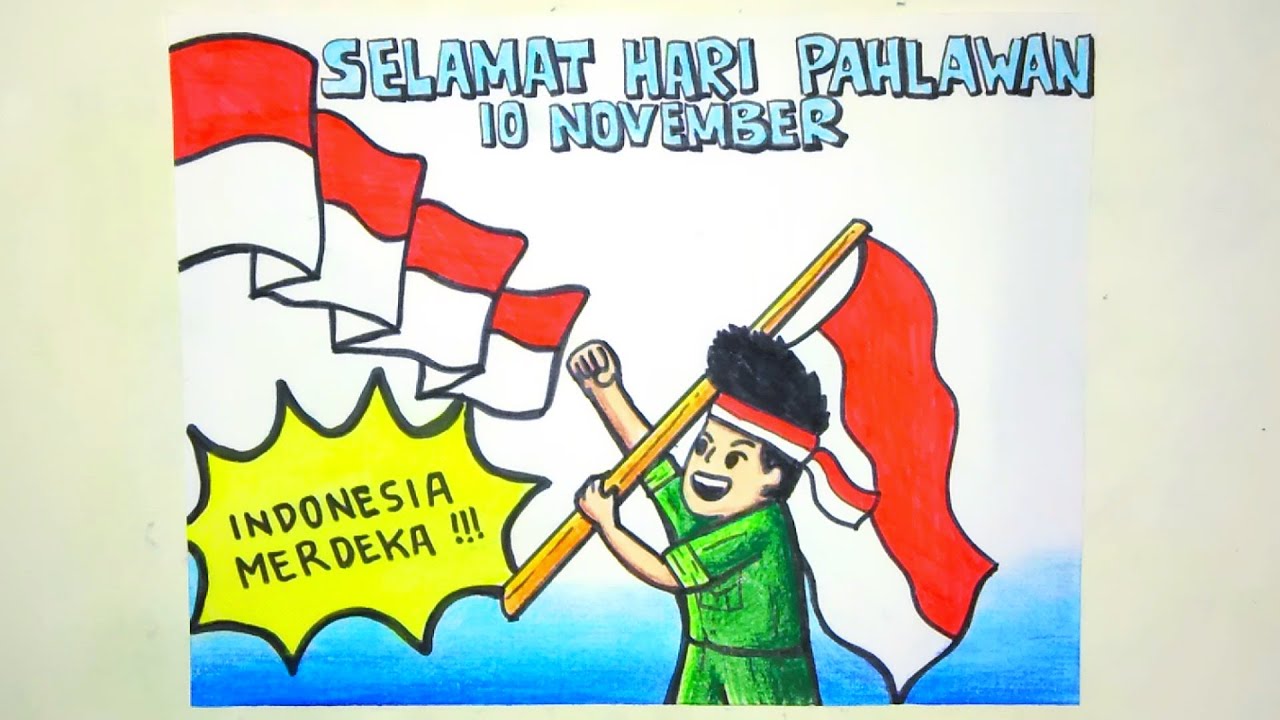 Detail Gambar Mewarnai Tema Hari Pahlawan Nomer 53