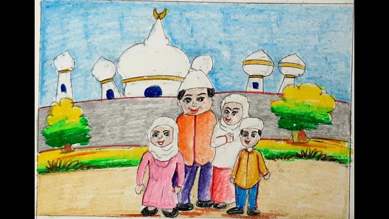 Detail Gambar Mewarnai Tema Islami Nomer 50