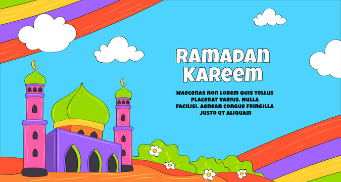 Detail Gambar Mewarnai Tema Menyambut Ramadhan Nomer 41