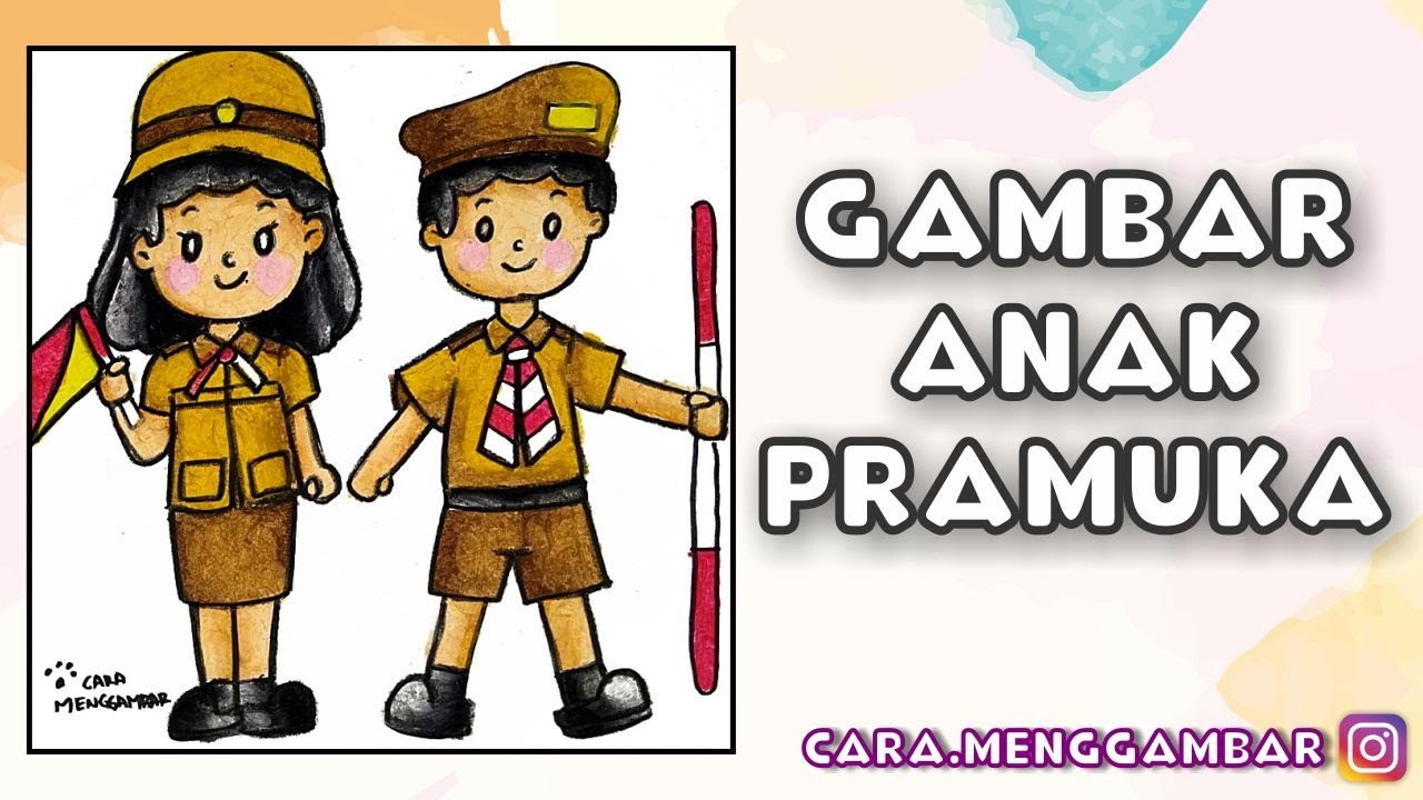 Detail Gambar Mewarnai Tema Pramuka Nomer 6