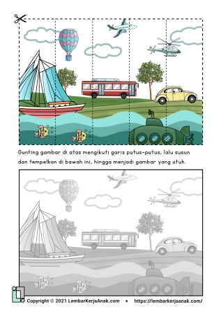 Detail Gambar Mewarnai Tema Transportasi Nomer 34