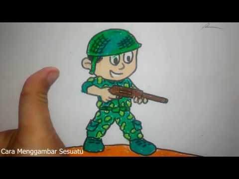 Detail Gambar Mewarnai Tentara Nomer 33